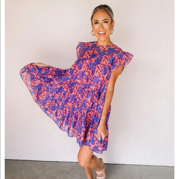 Olivaceous Dresses & Skirts - Olivaceous tiered dress